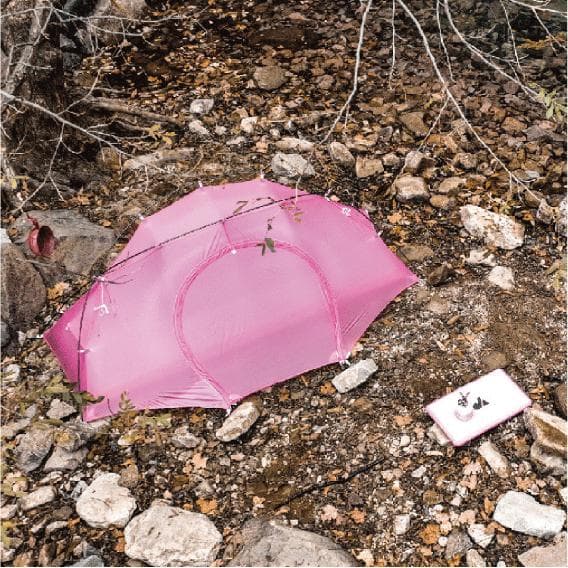 希少 新品 未使用 プレテント ライトロック 1P ピンク 専用FP付(おまけ