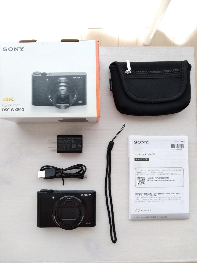 SONY WX800 コンパクトデジタルカメラ WX800 Compact High-zoom Camera | 4K Recording & Touch Screen