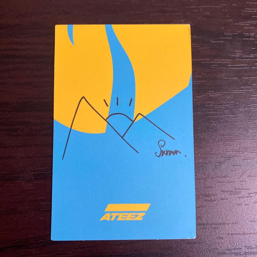 ATEEZ サン 日本限定 サイン トレカ WAVE - メルカリ
