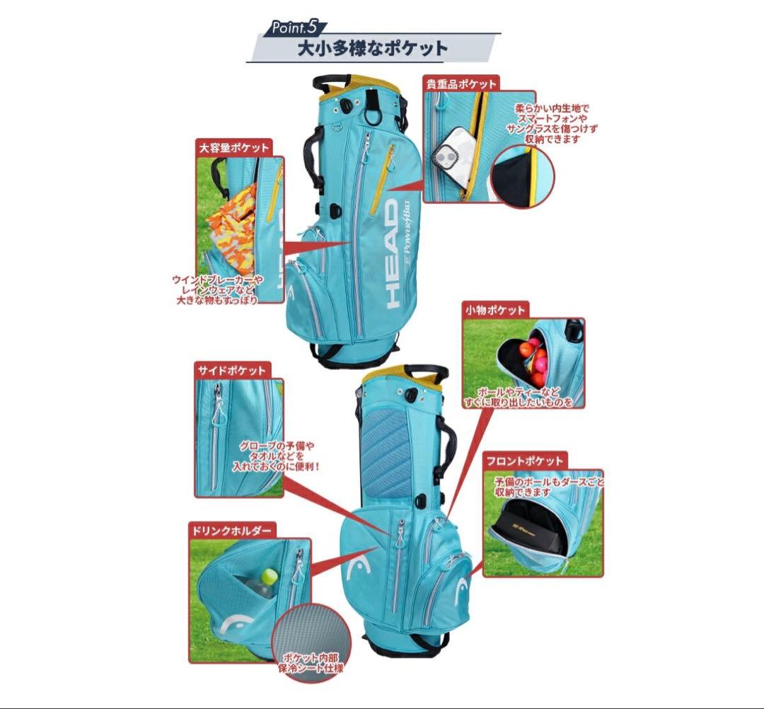 ケンママ様専用HEAD POWER 161 ピンク ゴルフバッグ 未使用 - メルカリ