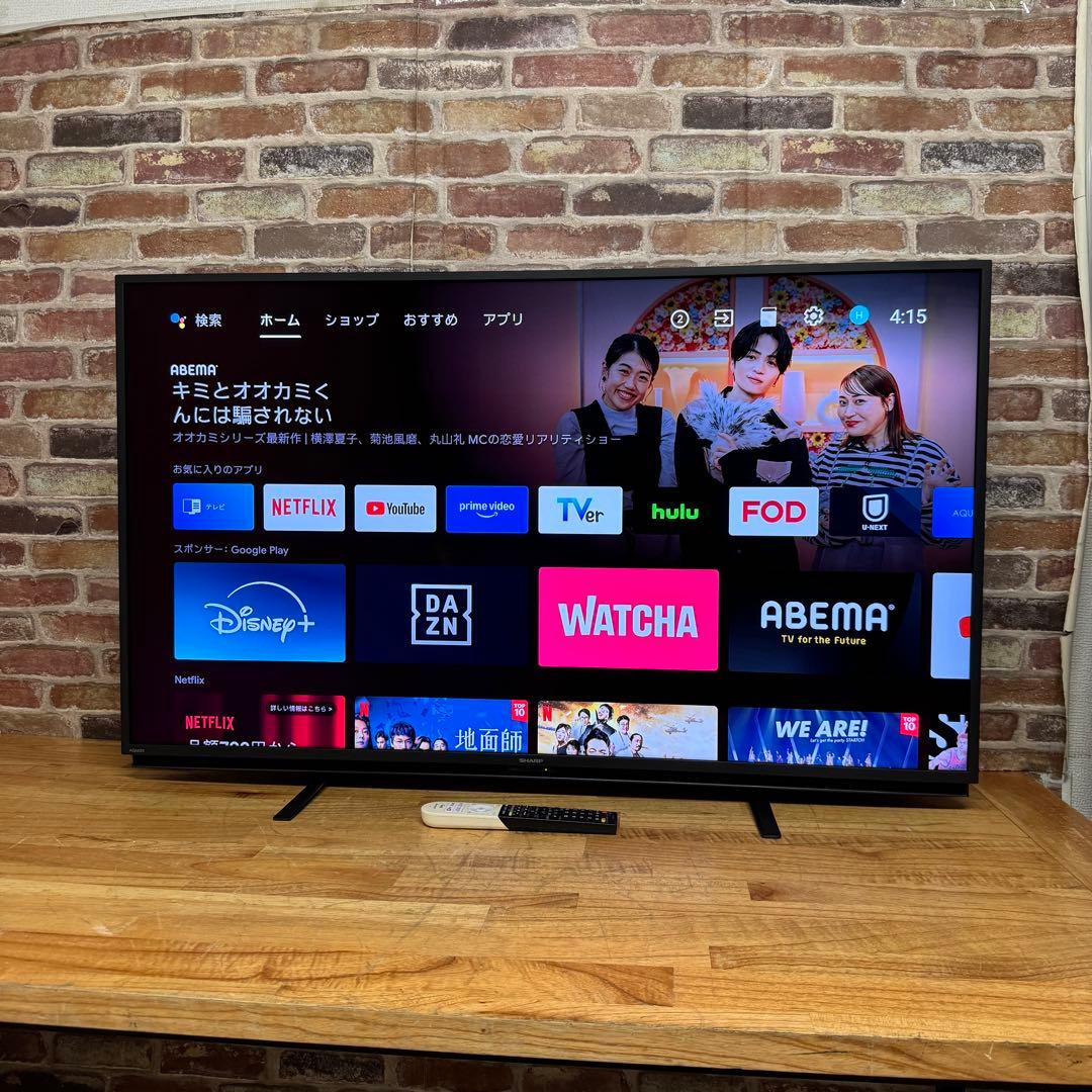 シャープ 55V型 4K 液晶テレビ Android TV 4T-C55BL1 シャープ AQUOS 4K 4T-C55BL1 [55インチ] 価格比較 - 価格.com