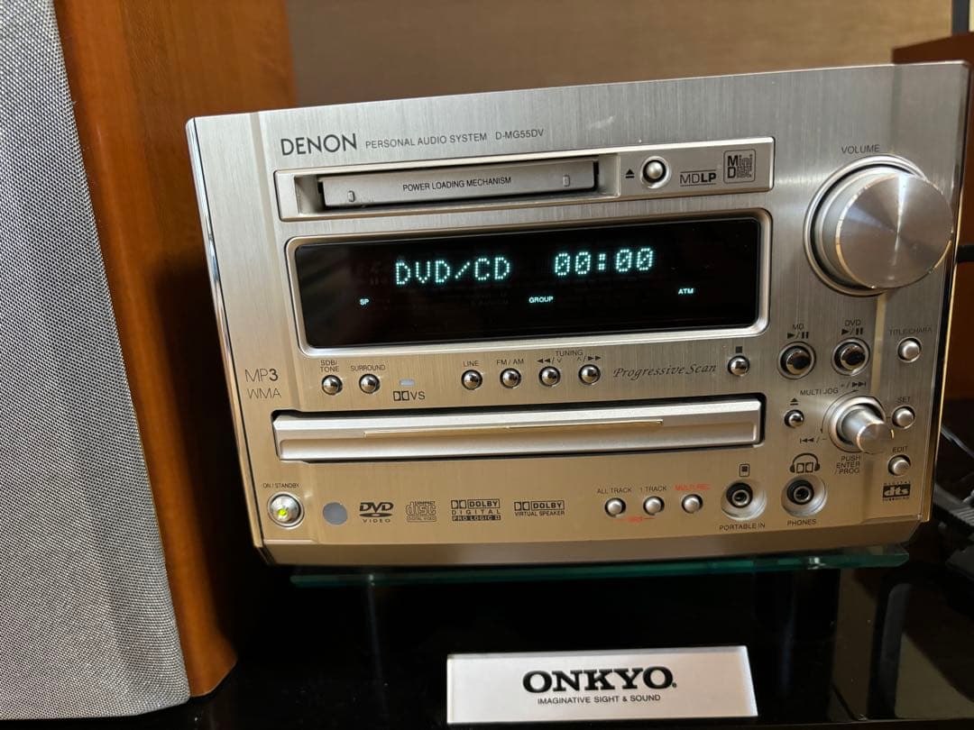デノン DENON D-MG55DV ONKYO 台付きセット ジャンク品 - メルカリ