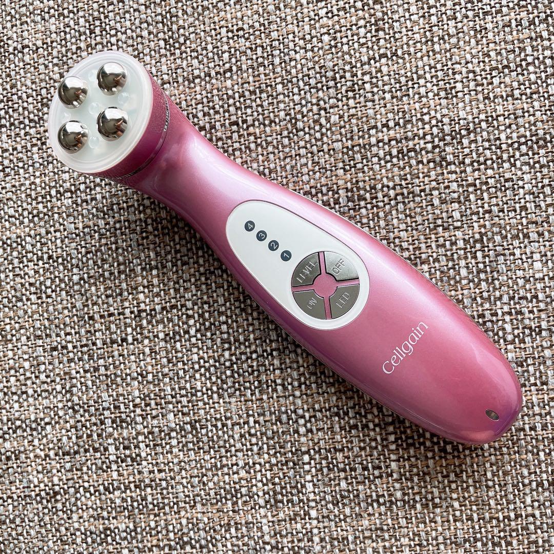 Cellgain セルゲイン 美顔器 ピンク フェイスケア 美容家電 イオン導入