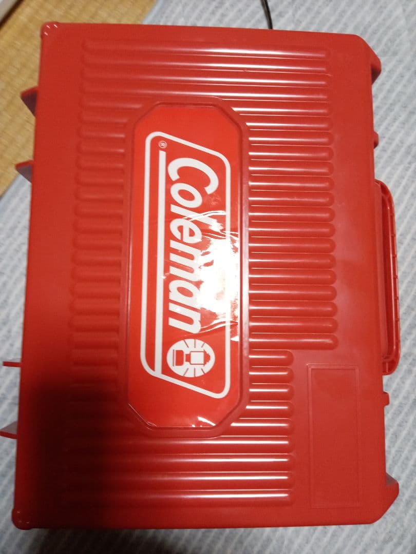 Coleman シングルバーナーコンロ 赤 - メルカリ