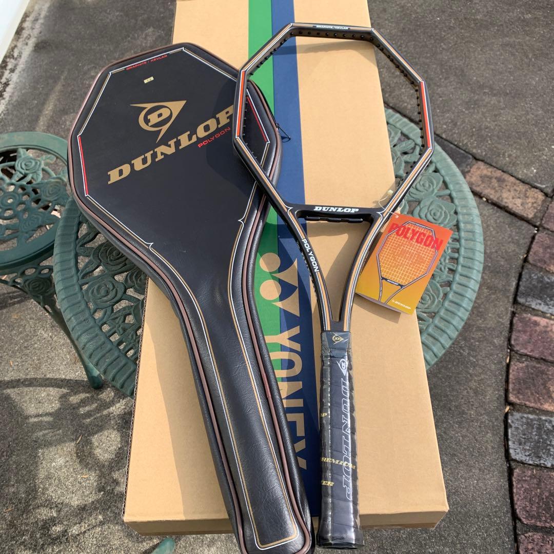 ダンロップ ポリゴン テニスラケット1985年モデル(L3)【新品未使用】 ダンロップ ポリゴン テニスラケット1985年モデル(L3)【新品未使用