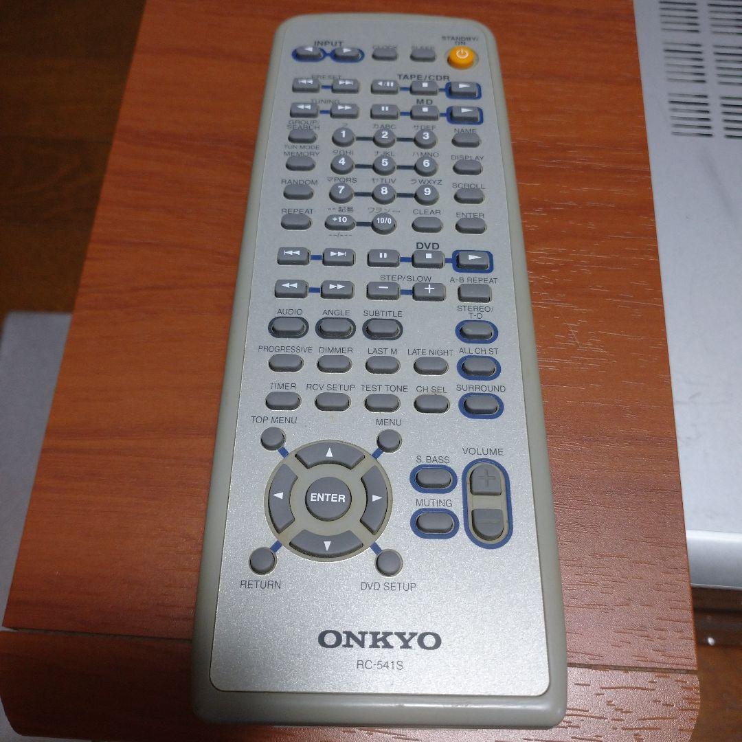 ジャンク】ONKYO DVD/MDチューナーアンプセット