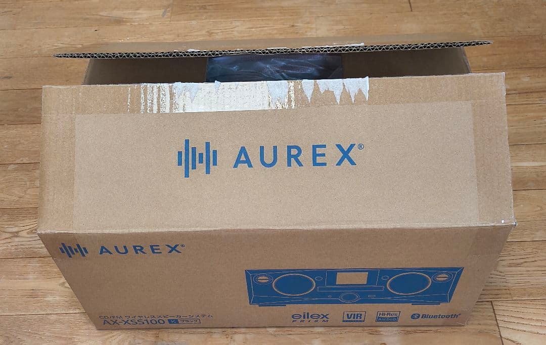 新品　TOSHIBA Aurex スピーカー AX-XSS100 TOSHIBA（東芝） TOSHIBA AUREX ミニコンポ AX-XSS100 B ブラック CD