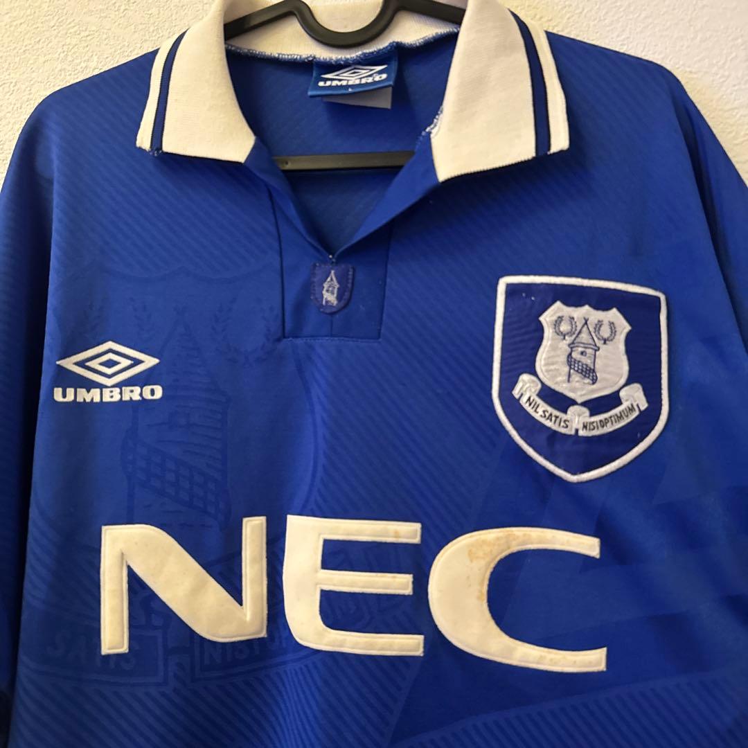 正規品 エヴァートン 90s UMBRO ユニフォーム L - メルカリ