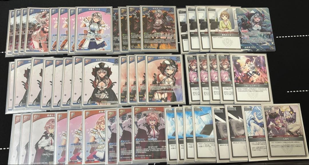 スリーブつき 沙花叉クロヱ ルイ デッキ ルイクロ クロエ ホロカ