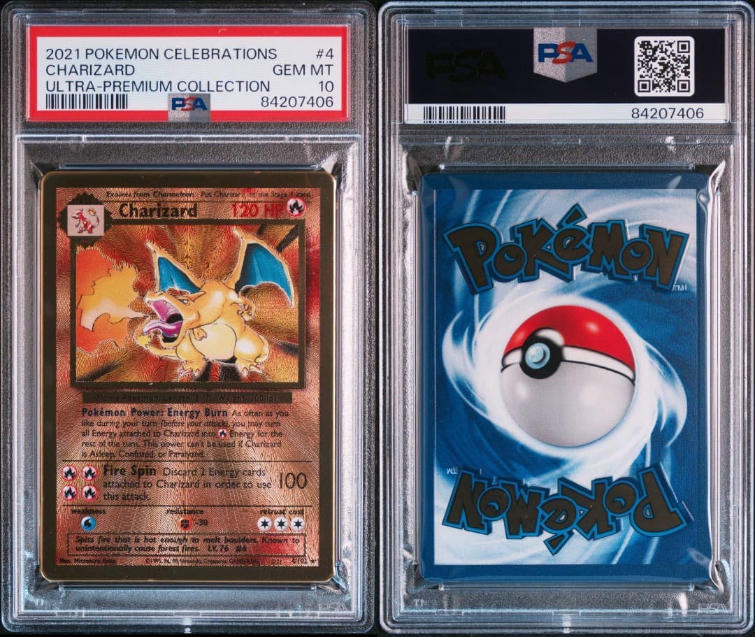 リザードン メタルカード PSA10 ウルトラプレミアムコレクション 25th