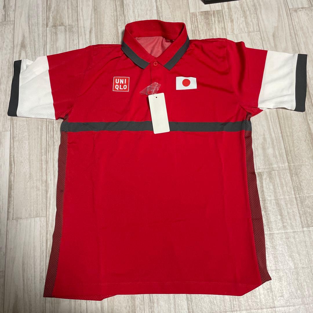 新品 UNIQLO ユニクロ テニス 錦織圭 ポロシャツ ユニフォーム 日本