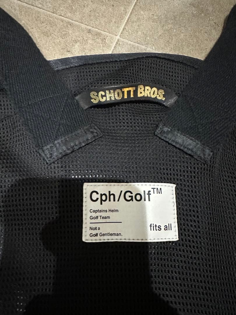 キャプテンズヘルム× Schottベスト。廃盤モデル - メルカリ