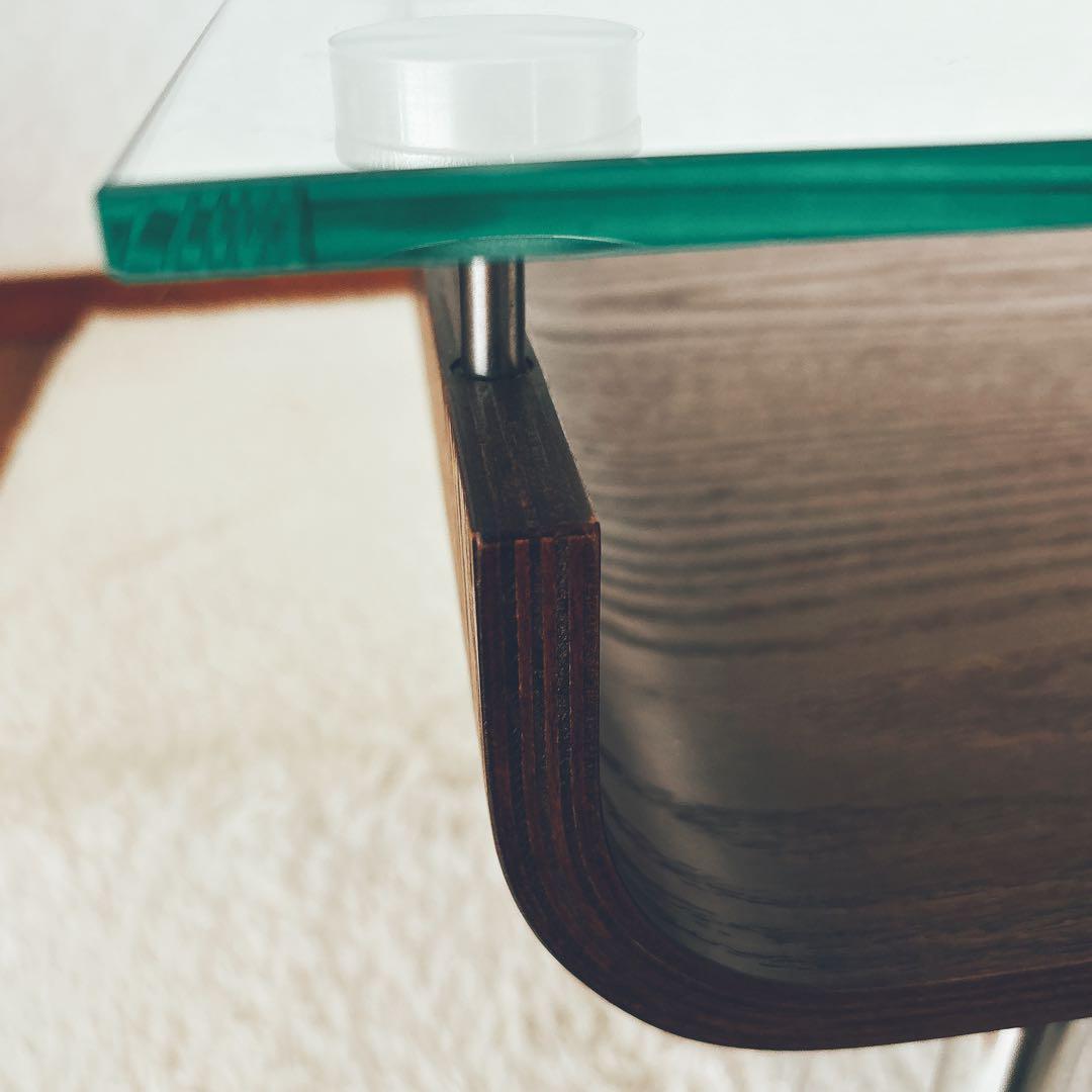 旧型】ニトリ センターテーブル ノルディック 強化ガラス ミッド