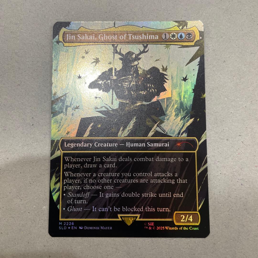 マジック：ザ・ギャザリング Jin Sakai, Ghost of Tsushima foil MTG Jin Sakai, Ghost of Tsushima foilSLD - メルカリ