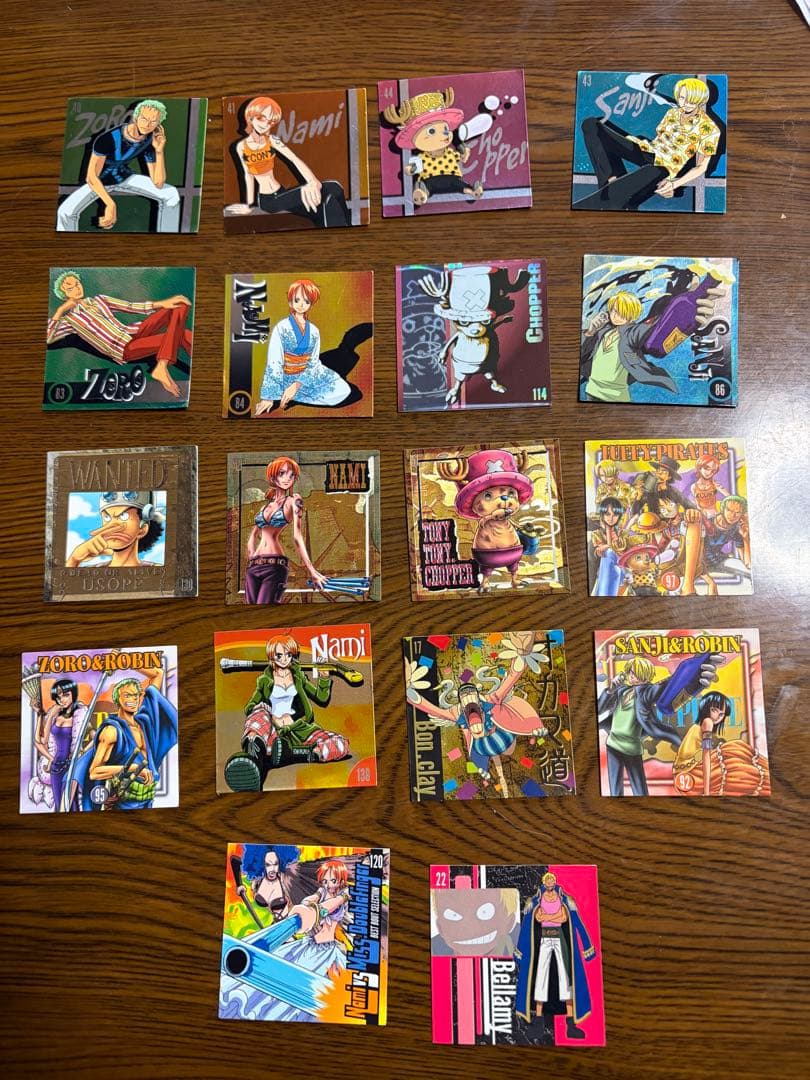 平成レトロ激レア】ワンピース 森永シール18枚セット - メルカリ