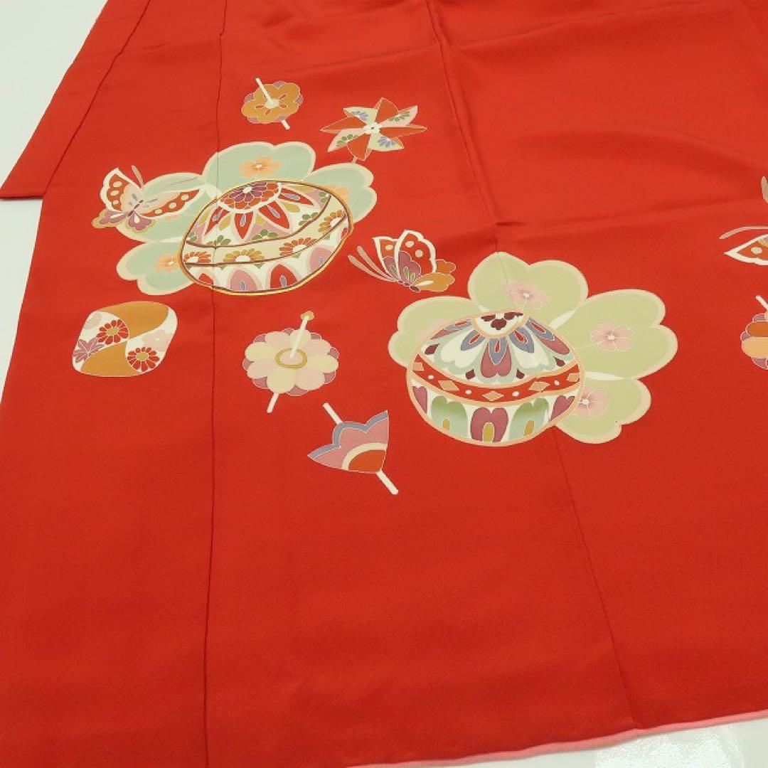 塩様専用✺美品 正絹 七五三 7歳 女児 四つ身着物 金駒刺繍