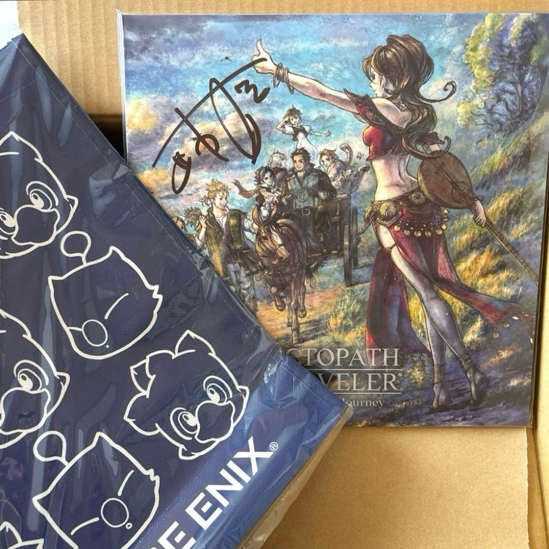 オクトパストラベラー LP アナログレコード 西木康智 直筆サイン 新品