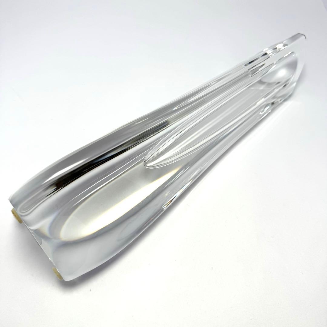 未使用 廃盤 Baccarat バカラ クリスタルローズ フラワーベース 花瓶