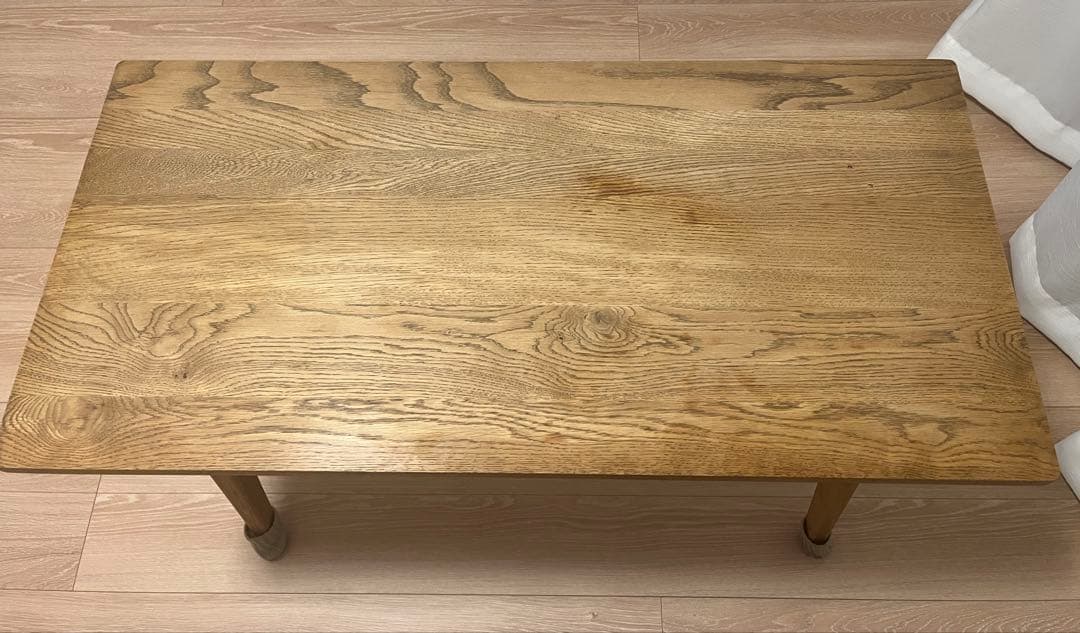 unico ADDAY(アディ)カフェテーブルW1000 オーク材高さ580cm - メルカリ