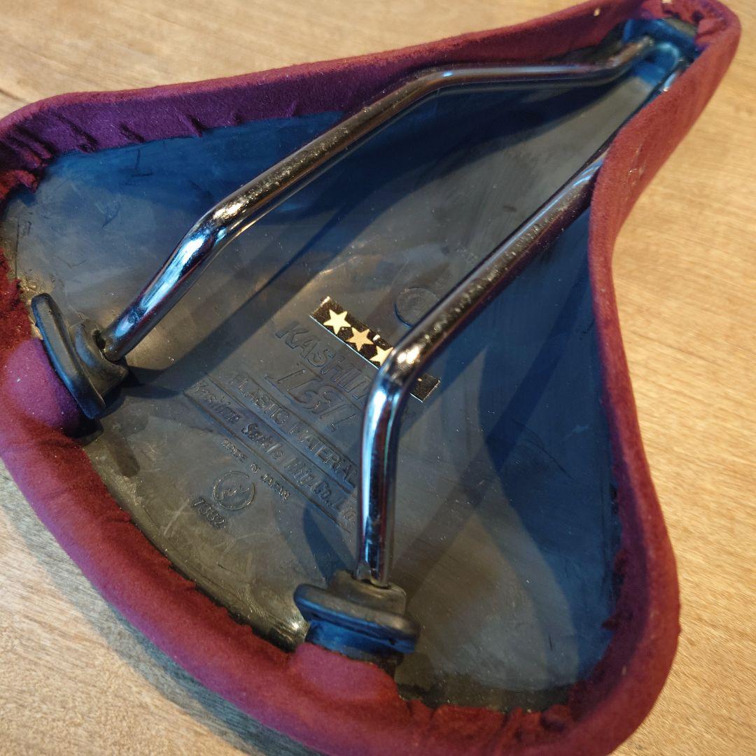 KASHIMAX ボルドーレッド バックスキンサドル 未使用品 - メルカリ