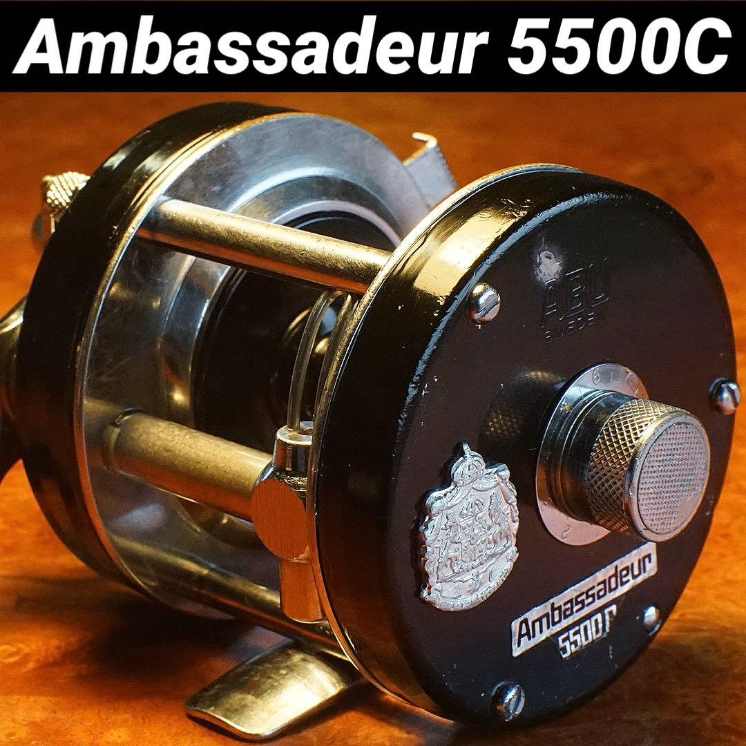 ABU アンバサダー 5500C メンテ済 フレーム修正済 ABU アンバサダー 5500 メンテ済 フレーム修正済 シャンパンゴールド