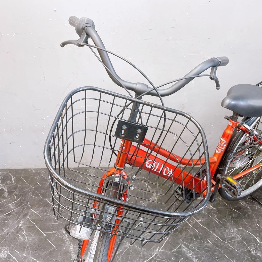 【978】《限定》一般車 ママチャリ GALLON レッド 27インチ