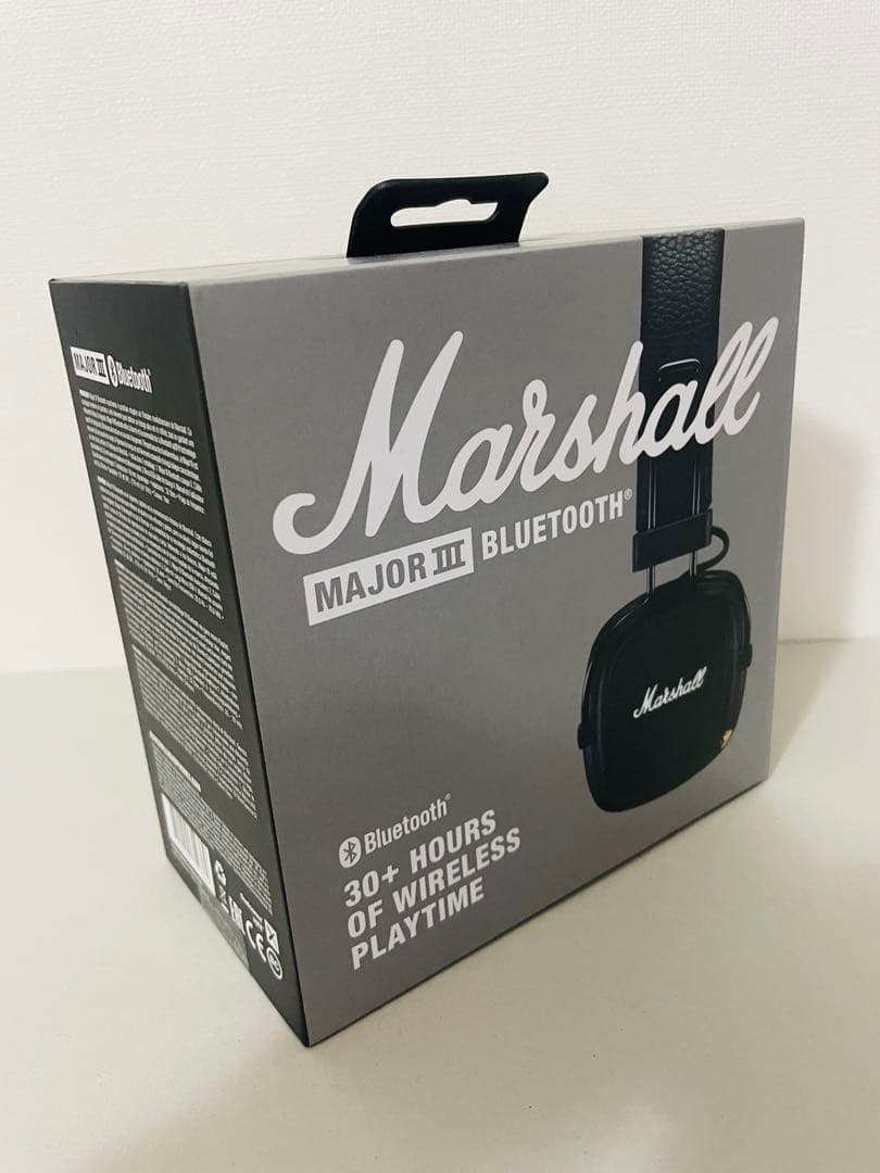正規品 マーシャル ヘッドホン ブラック MAJOR III メジャー3 ② Marshall Major III Bluetooth | フォルムはそのままにパフォーマンス