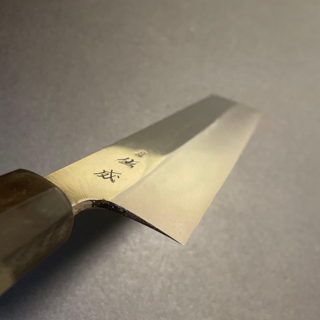 スケナリ 佑成 本焼 薄刃 和包丁 刃渡り243mm 8寸 黒檀八角柄