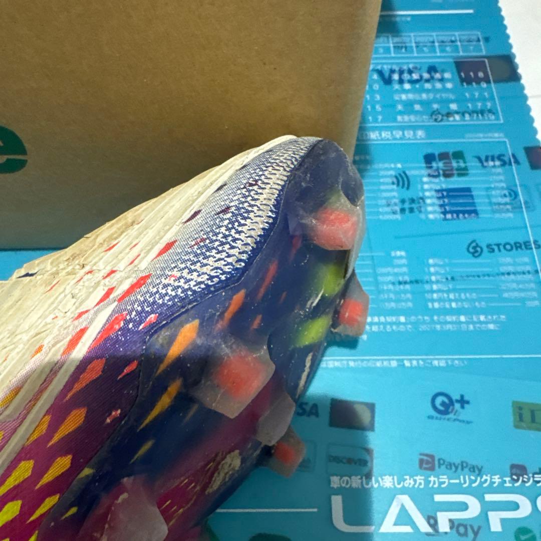 アディダス プレデターエッジ 中古24.5cm ワールドカップカラー - メルカリ