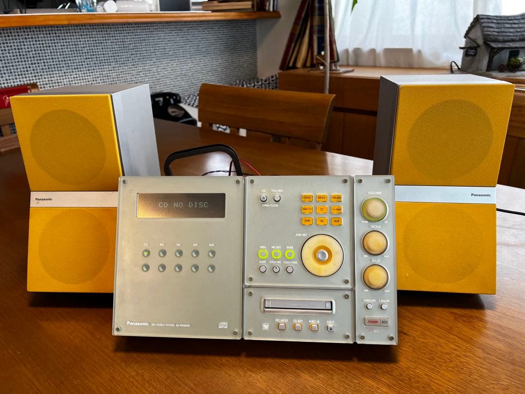 Panasonic 品番 SB-PM50 MD CDコンポ - メルカリ