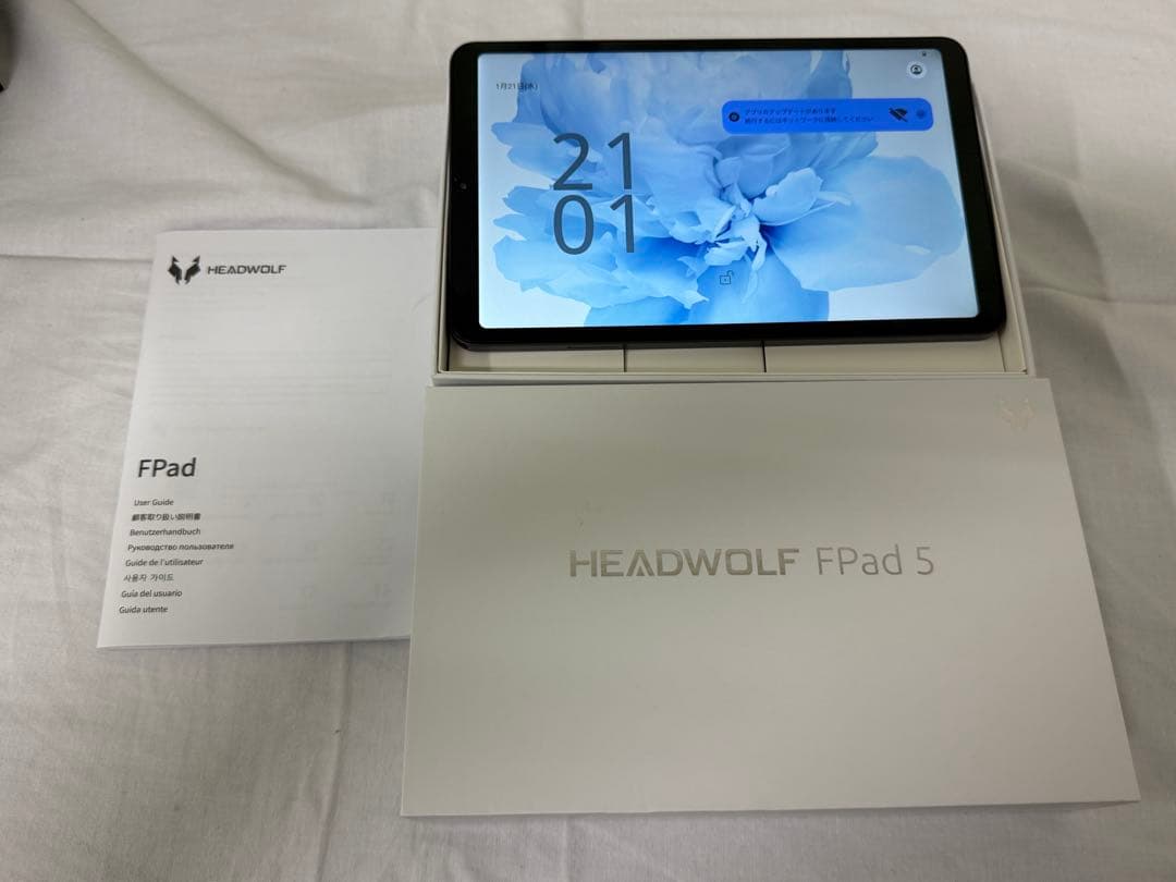 Androidタブレット本体 HEADWOLF FPad5 HEADWOLF FPad 5のレビュー！8.4型でHelio G99！WidevineもL1で