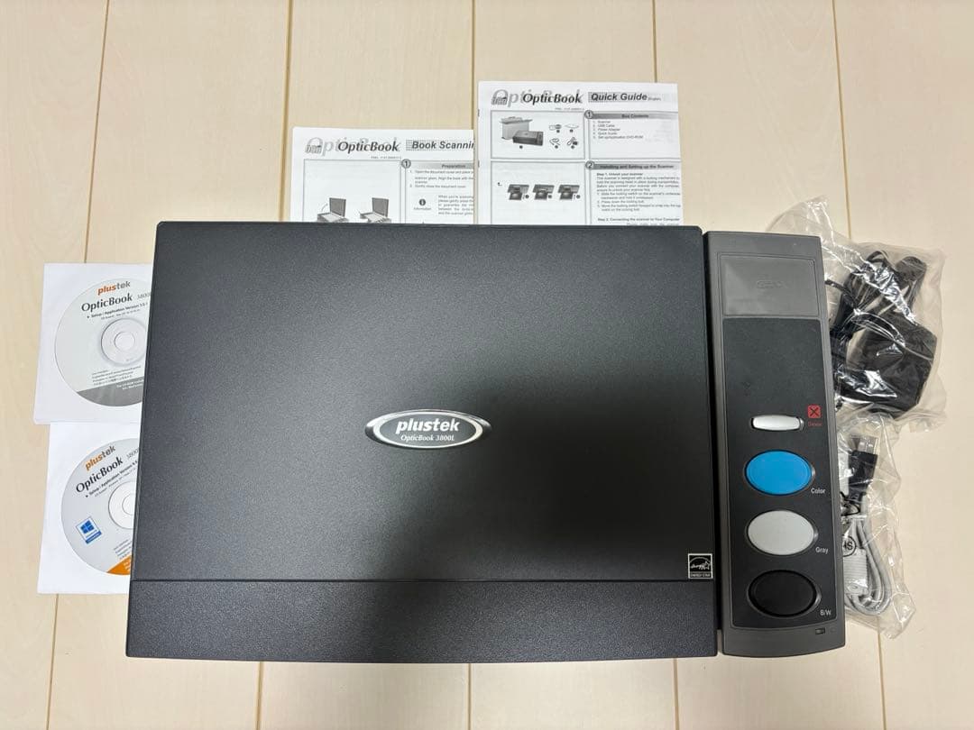 Plustek OpticBook 3800L 動作確認済 ブックスキャナ OpticBook 3800L