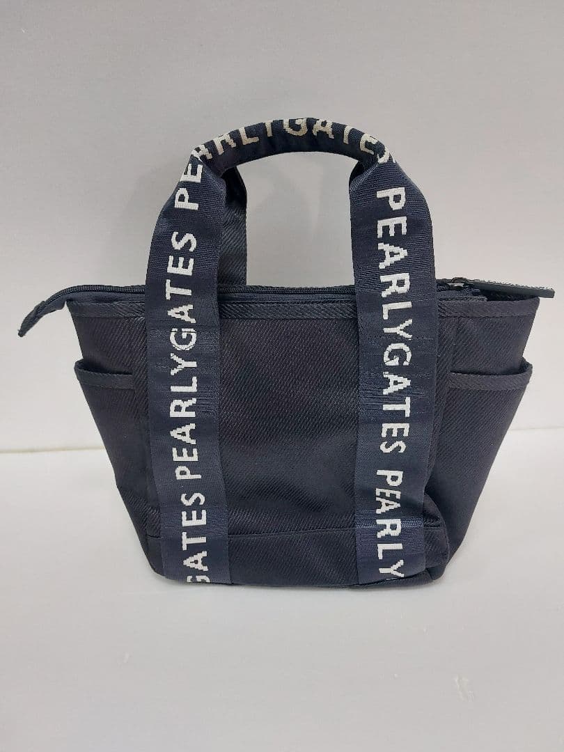 PEARLY GATES トートバッグ ネイビー カートバッグ - メルカリ