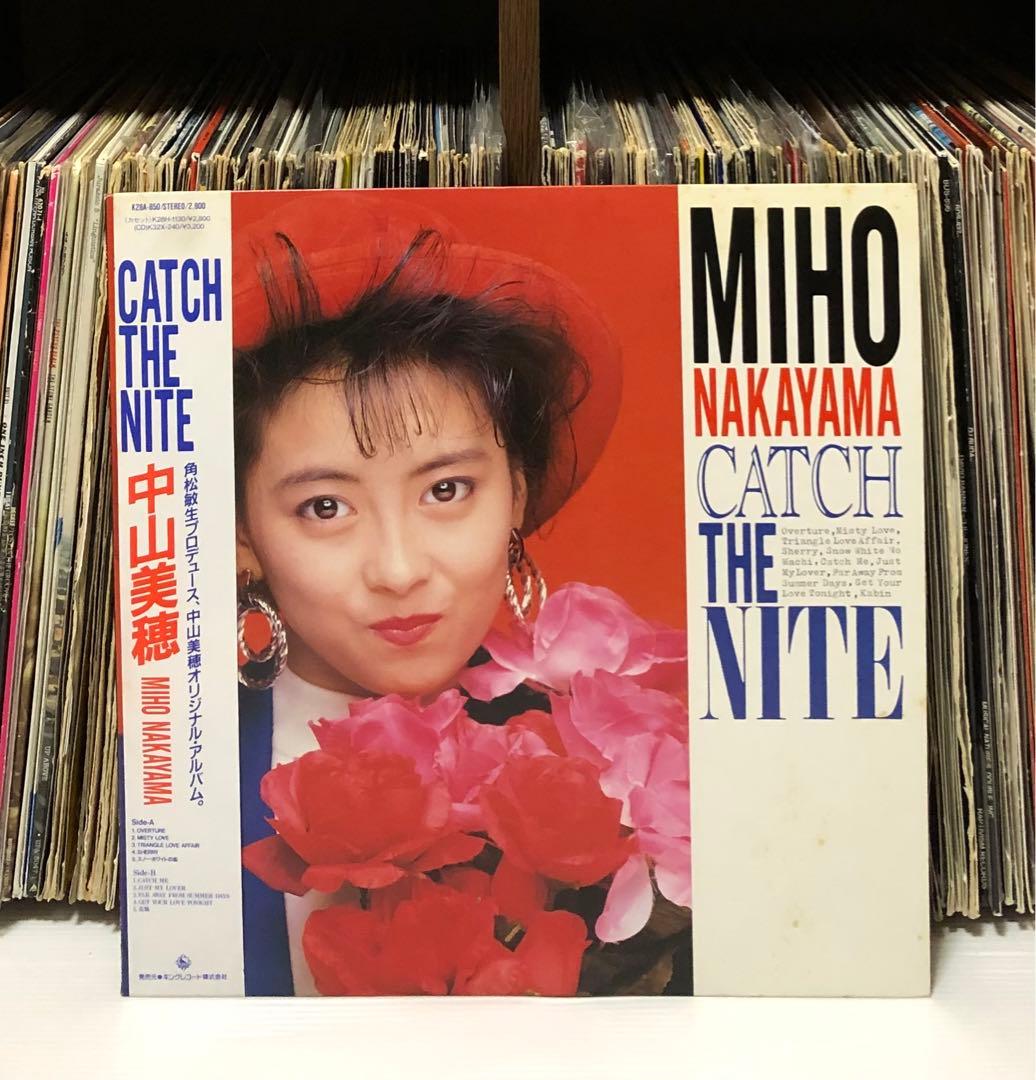 中山美穂 - Catch The Nite 帯付き LP 角松敏生 シティポップ - メルカリ