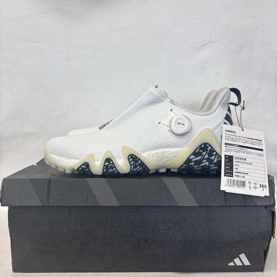 adidas CODECHAOS 22 BOA ゴルフシューズ GX3938 楽天市場】アディダスゴルフ ゴルフシューズ コードカオス 22 ボア