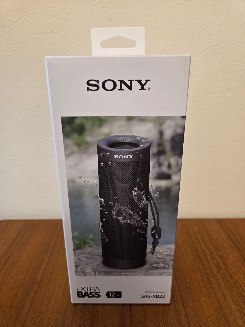 Sony ワイヤレスポータブルスピーカー SRS-XB23 ブルートゥーススピーカー ブラック SRS-XB23 BC [Bluetooth対応] SONY