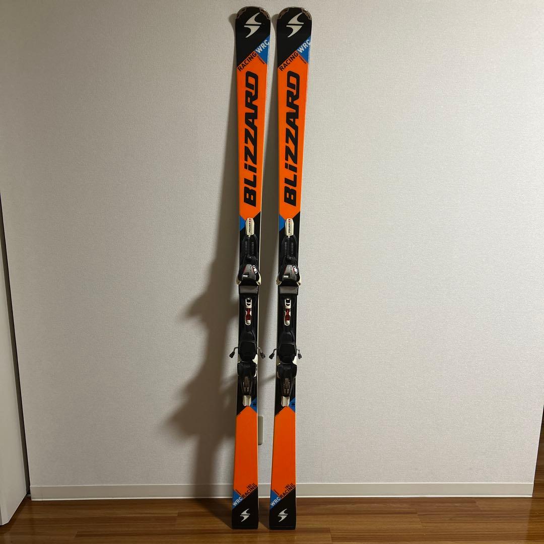BLIZZARD スキー板 オレンジ ブラック - メルカリ