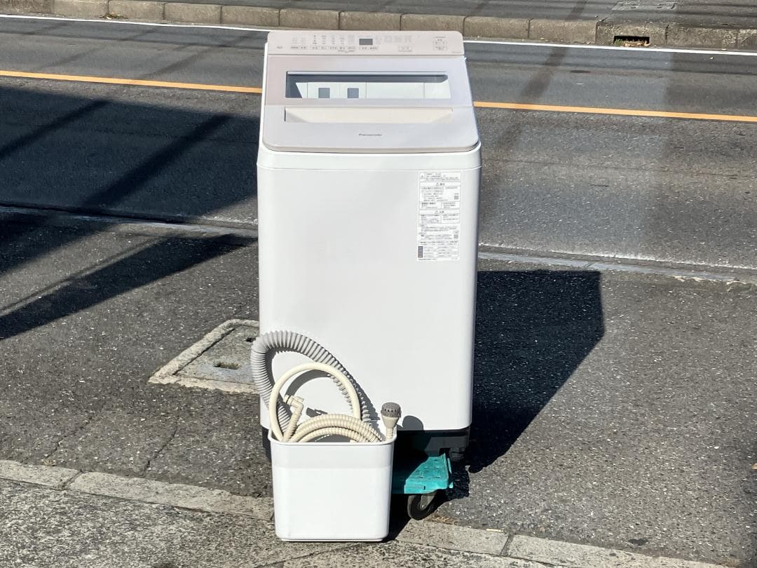 愛知岐阜/送料込★パナソニック　10㎏洗濯機 NA-FA10K1　2022年製 全自動洗濯機 FAシリーズ ホワイト NA-FA10K1-W [洗濯10.0kg /簡易乾燥