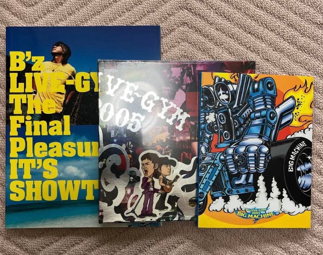 B'z LIVE-GYM ツアーパンフレッド 3冊セット - メルカリ