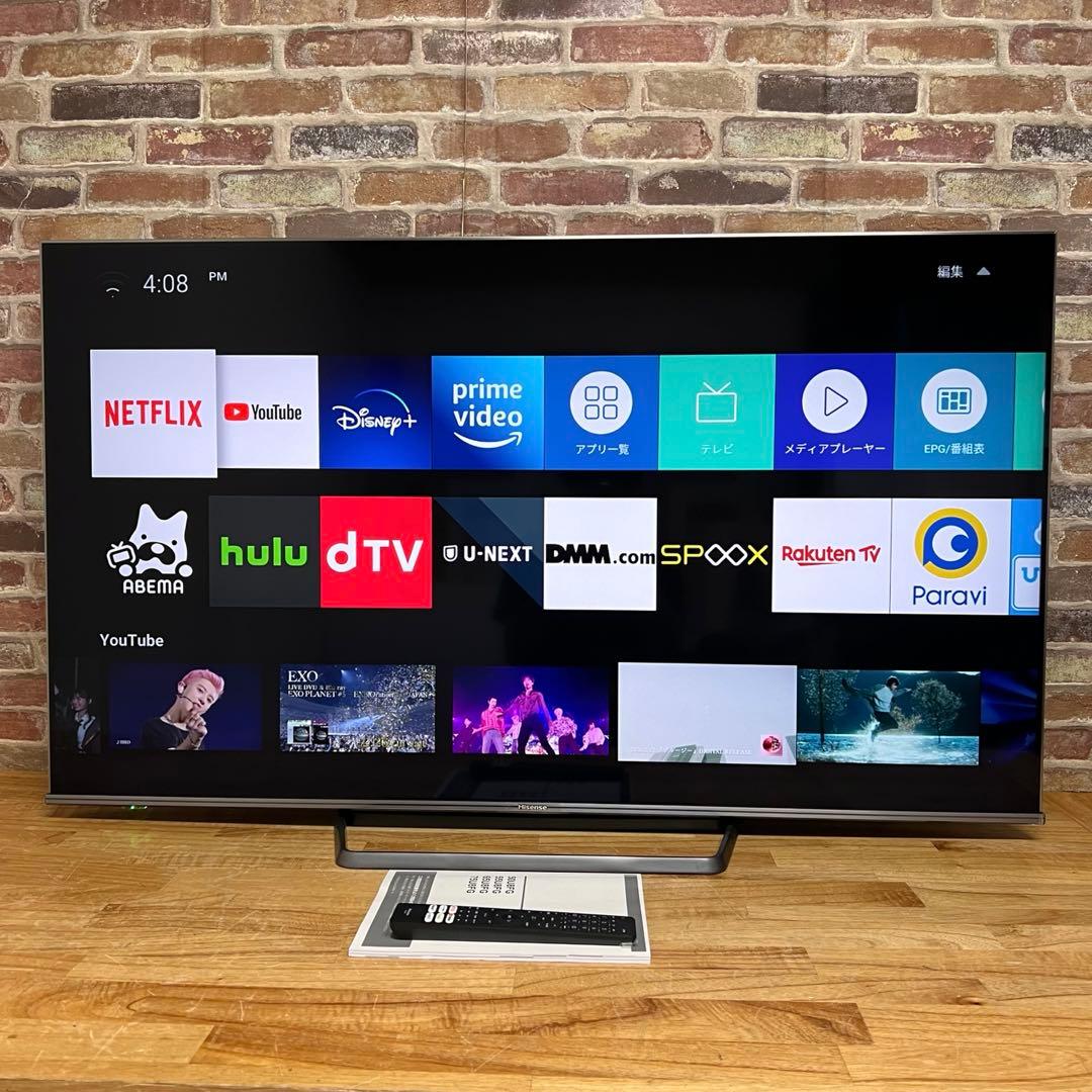 2022年製！55V型 4Kチューナー内蔵 ULED 液晶 テレビ 55U8FG - メルカリ
