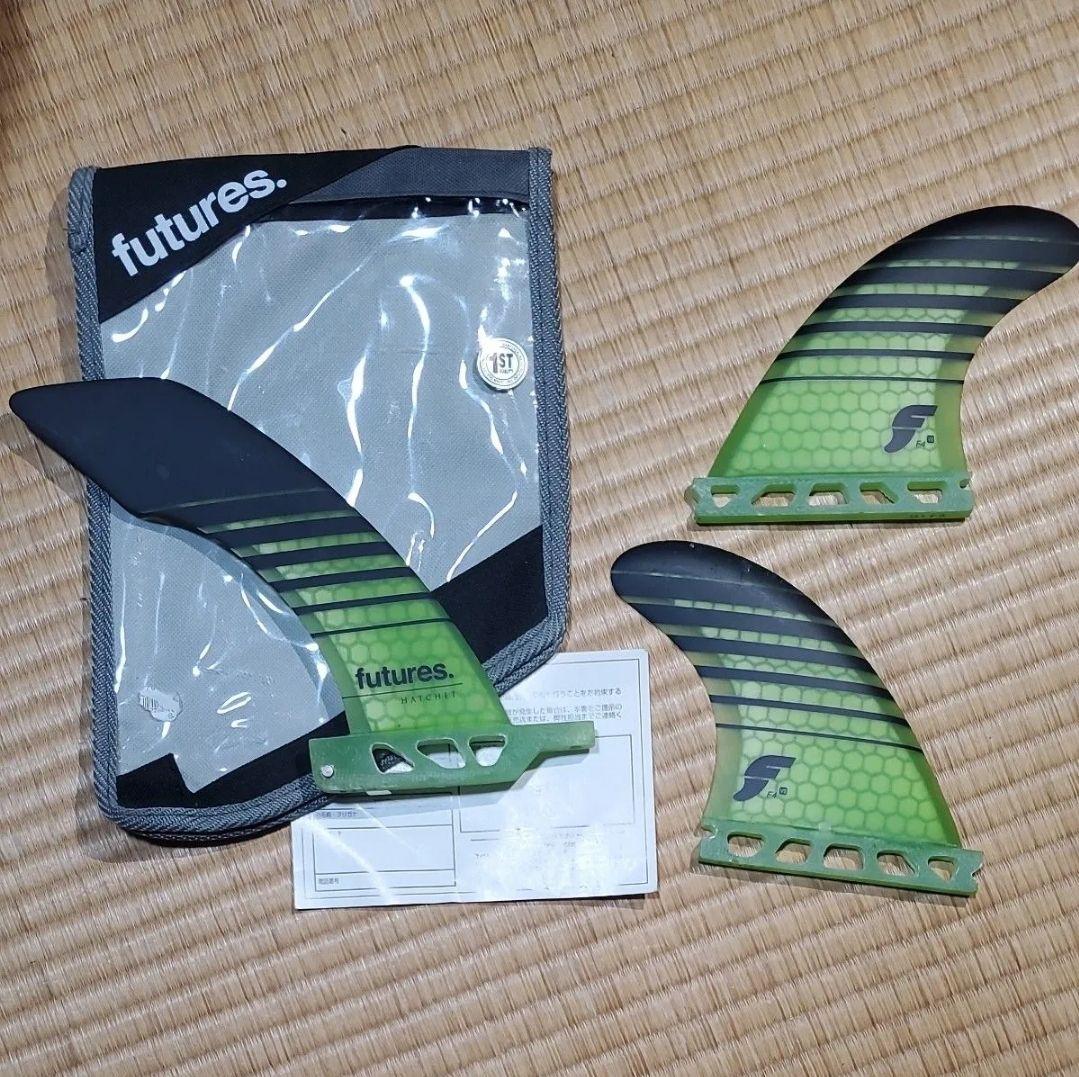 3枚！futures. HATCHET 6.0 / V2 F4 SIDE 2+1 FCS2 エフシーエスツー PG MB TRI-QUAD マット バイオロス メイヘム