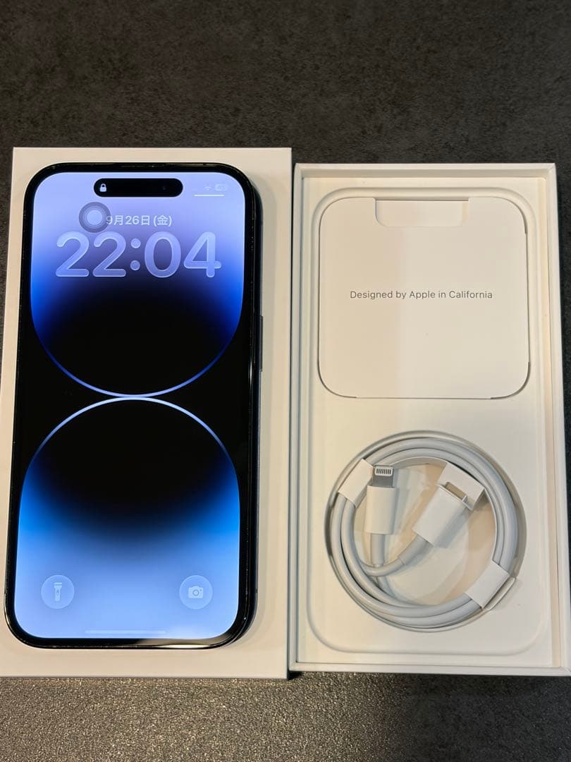【美品】Apple iPhone 14Pro スペースブラック256GB iPhone 14 Pro 256GB - スペースブラック（SIMフリー）[整備済製品