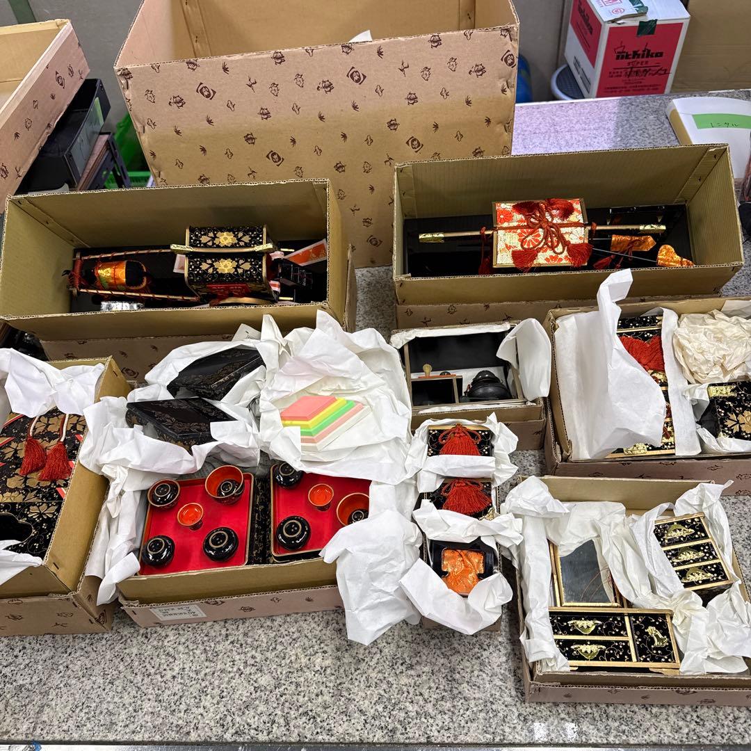 ひな祭り飾り物セット 年中行事 季節 インテリア アンティーク 小物 格安 雛人形 コンパクト 錦彩親王座雛(華舞) ひな人形 錦彩雛 薬師窯 光堂作