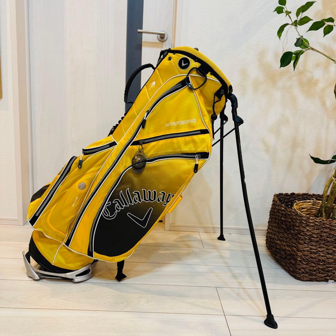 Callaway スタンド型キャディバック 軽量 コンパクト イエロー Callaway スタンド型キャディバック 軽量 コンパクト イエロー - メルカリ