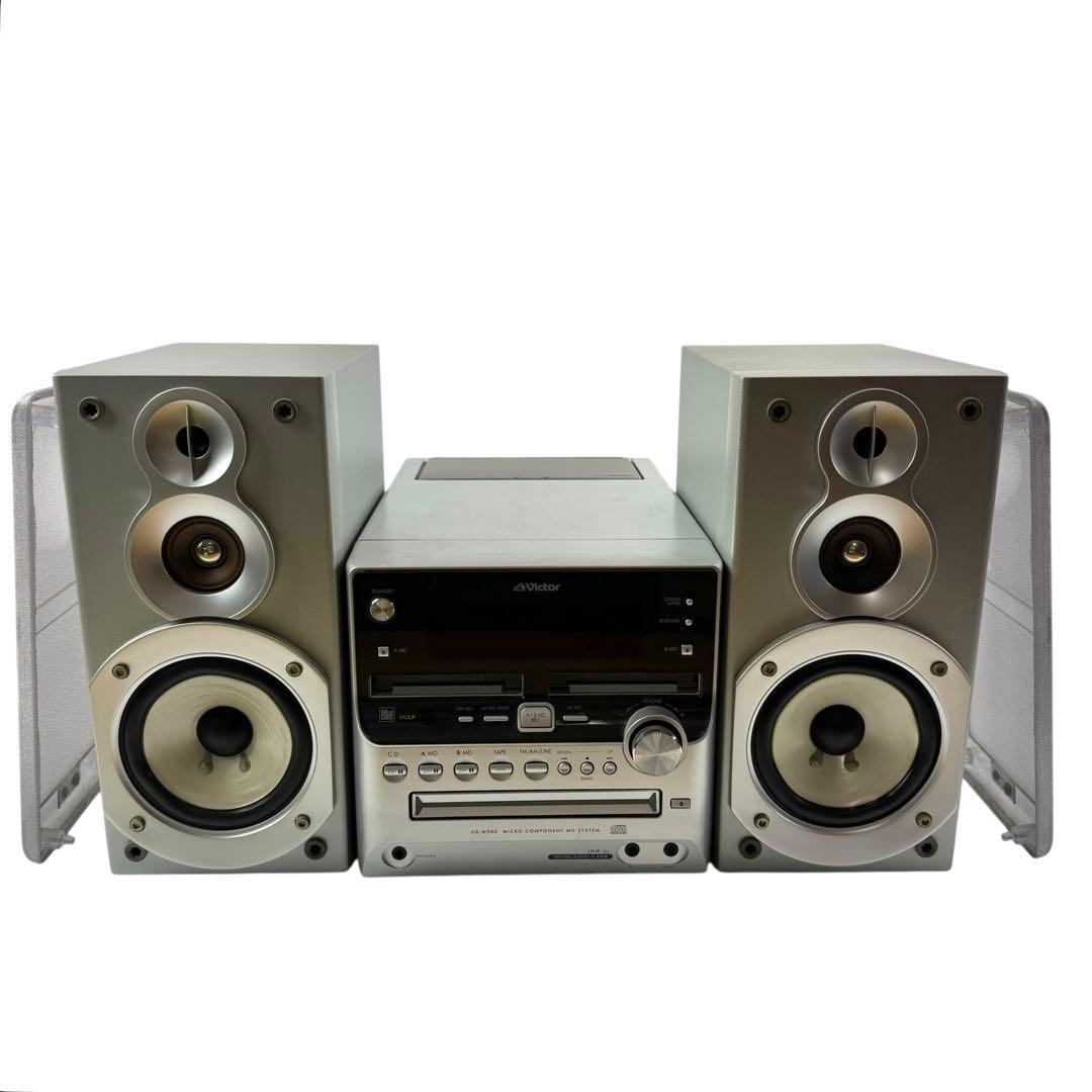 Victor ビクター マイクロコンポ MDシステム UX-W500 シルバー - メルカリ