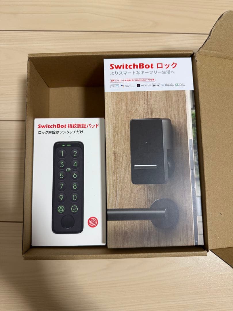 【SwitchBot】【新品未使用、更に値下げ！】スマートロックと指紋認証パッド 楽天市場】SwitchBot 指紋認証パッド 暗証番号 指紋認証 スマート