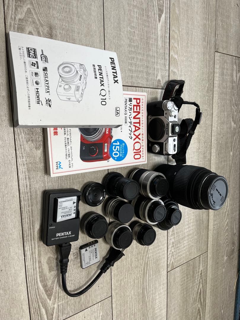 Pentax Q10 フルレンズ+拡張レンズ+ガイド本