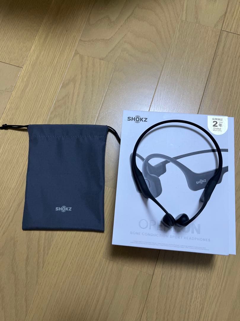 SHOKZ openrun 美品USB-C充電 S805 ブラック 骨伝導 - メルカリ