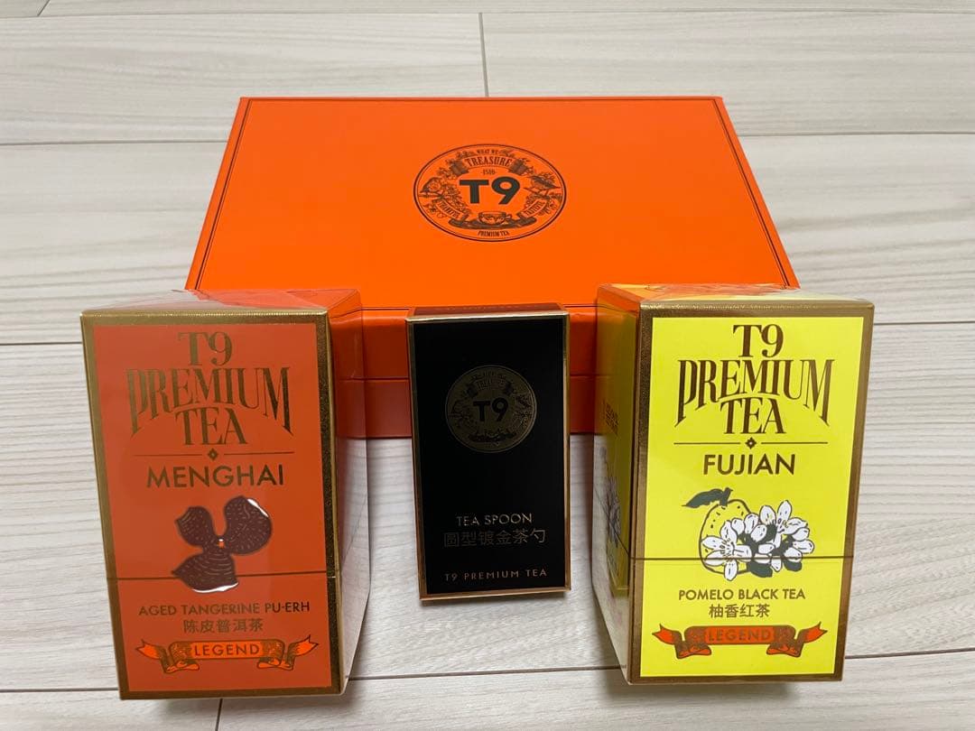 新品未使用】T9 Premium Tea 上海高級紅茶セット プーアル茶 紅茶