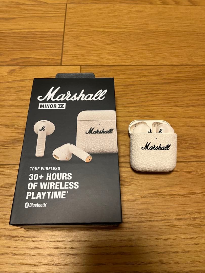 Marshall Minor IV ホワイト ワイヤレスイヤホン - メルカリ